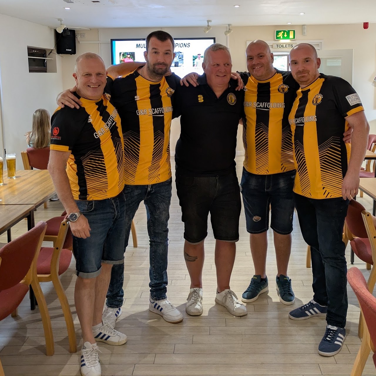 General Delia and friends at Leamington FC